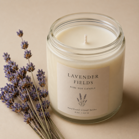Vela de Lavanda